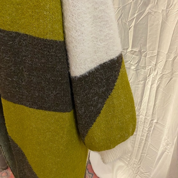 Chic Colorblock Open Cardigan - Picture 4 of 9